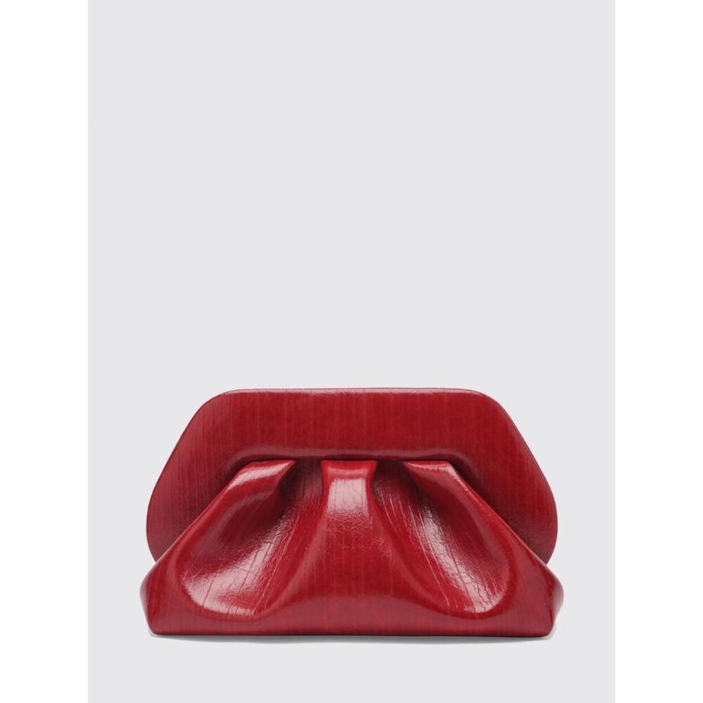 Themoire Clutch Woman Red